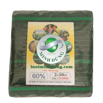Lưới túi 2x10 60% đen