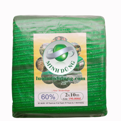 Lưới túi 2x10 - 60% xanh